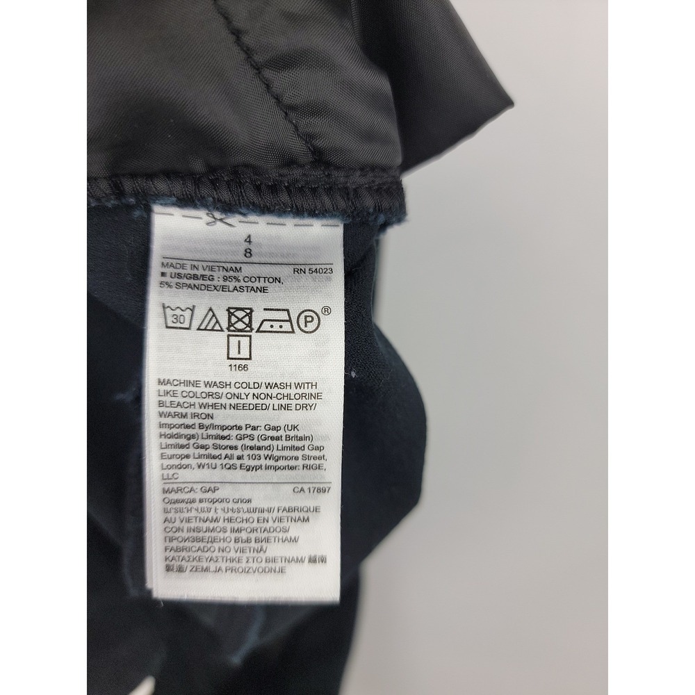 GAP Signature Skinny Ankle Pants Black Women's Size 4 - Picture 12 of 12
